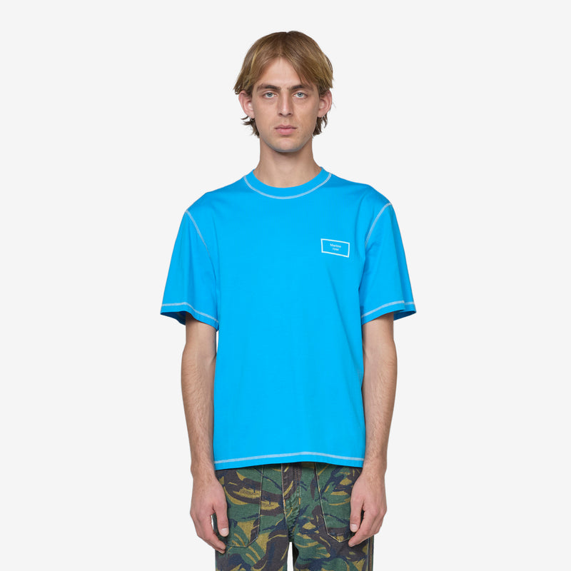 Classic T-Shirt Blue Box Logo Tees