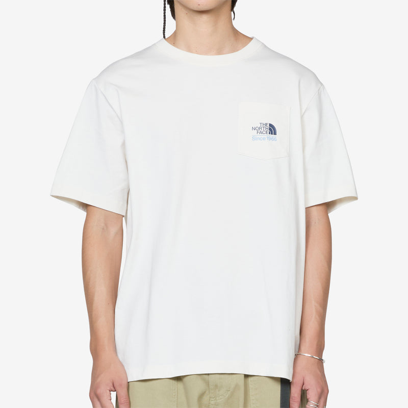 TNF 96 Pocket Short Sleeve T-Shirt White Dune