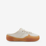 Camino Low Skate Mule Dirty White
