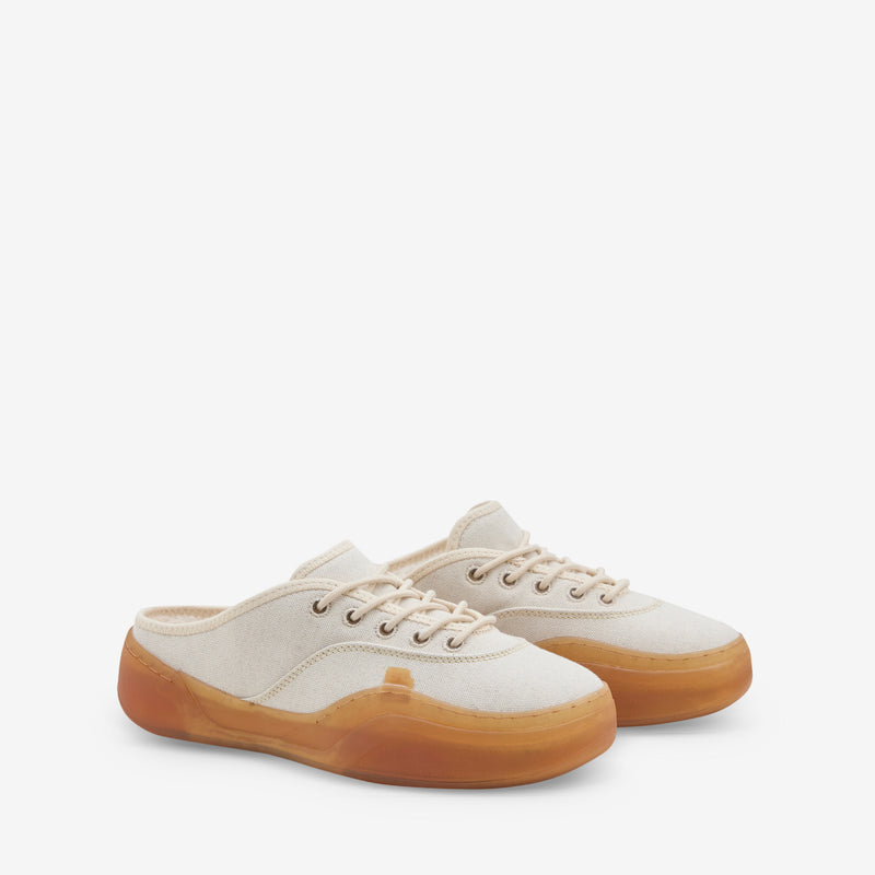 Camino Low Skate Mule Dirty White Footwear