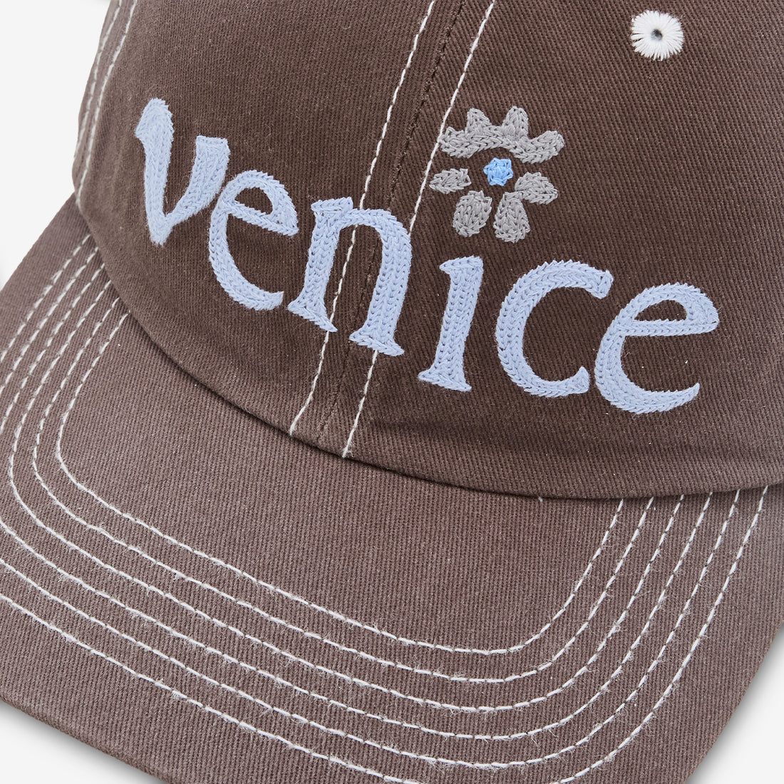 Venice Cap Woven Brown Headwear