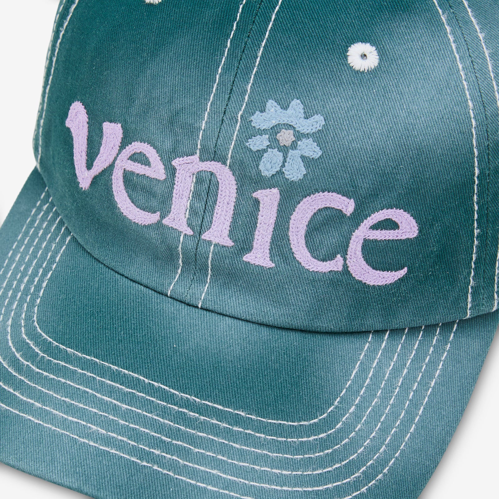 Venice Cap Woven Green – Above The Clouds