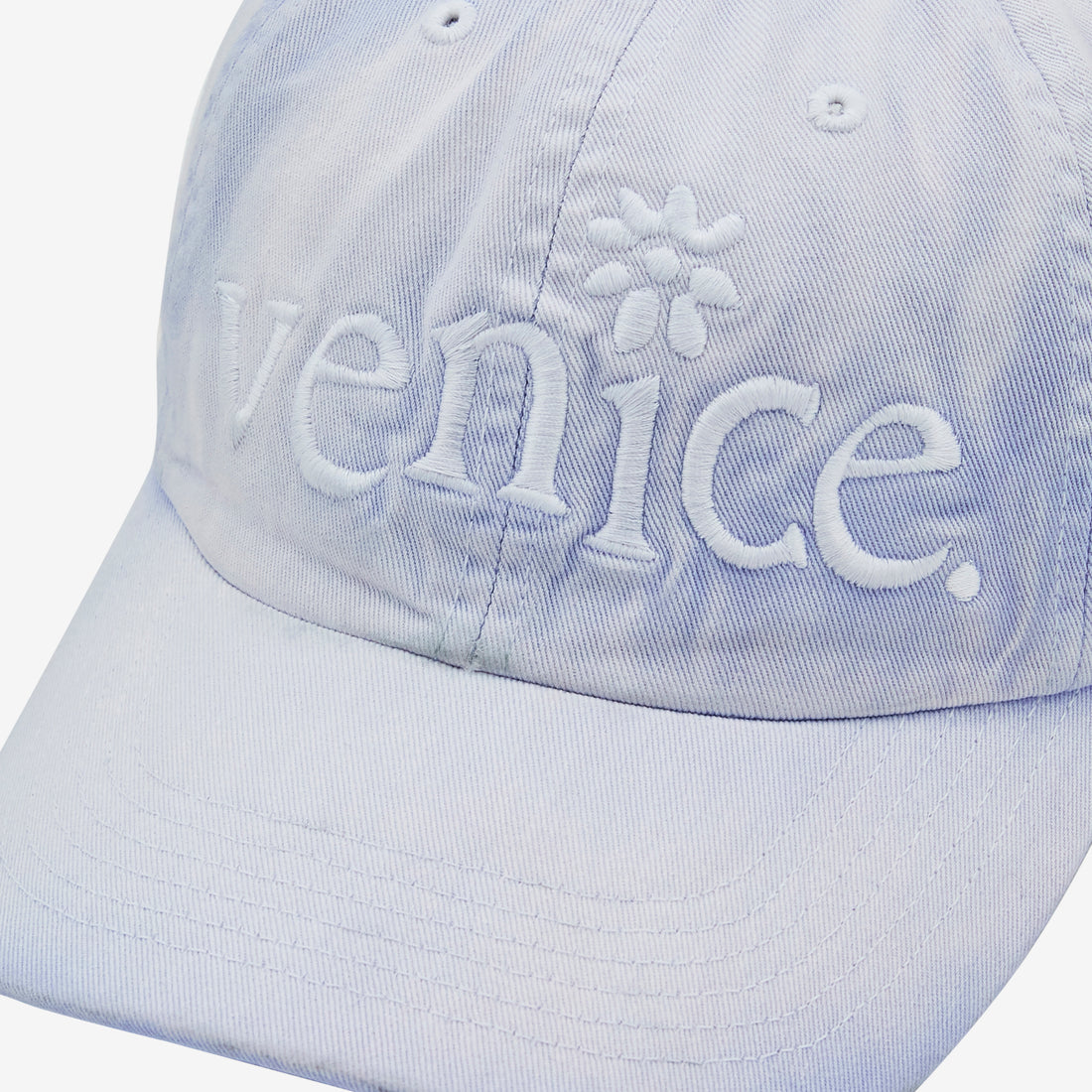 Venice Embroidered Cap Light Blue Headwear
