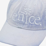 Venice Embroidered Cap Light Blue