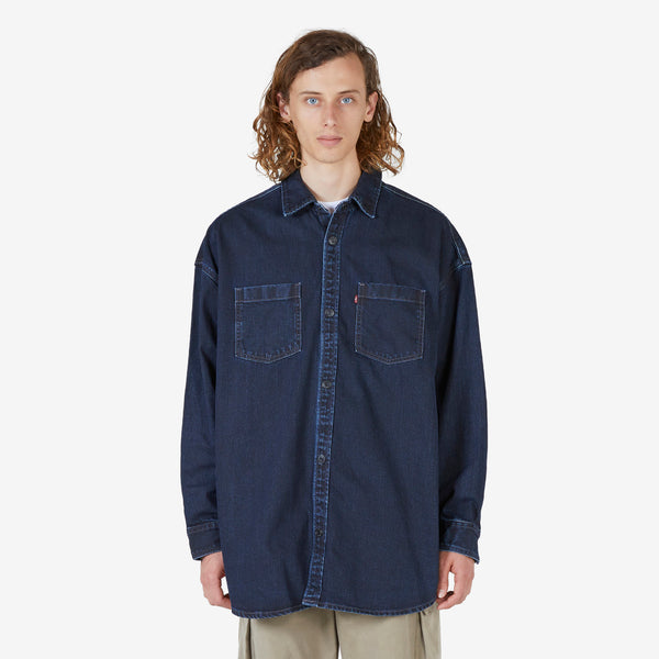 Wellthread™ Arrowood Shirt Blackstar Fern
