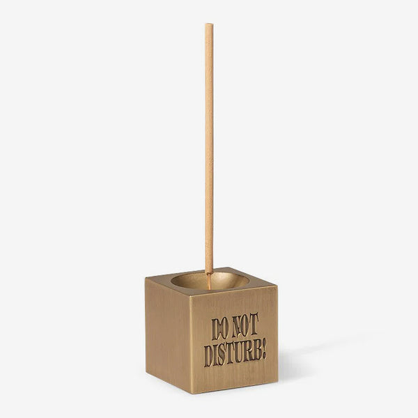 Do Not Disturb Incense Holder Gold Lifestyle