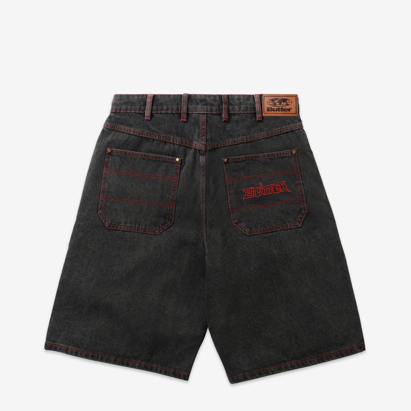 Encounter Denim Shorts Tinted Washed Black Shorts
