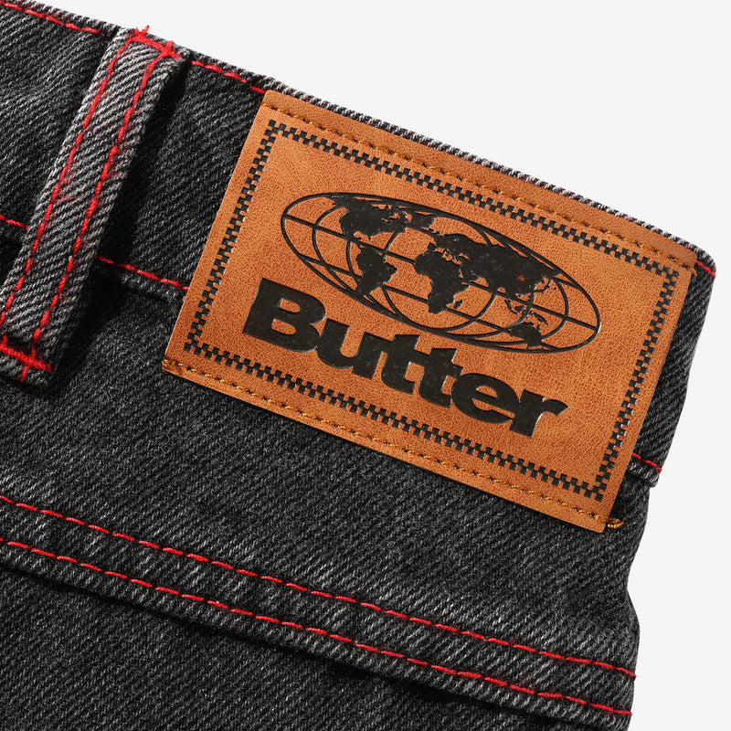Encounter Denim Shorts Tinted Washed Black Shorts