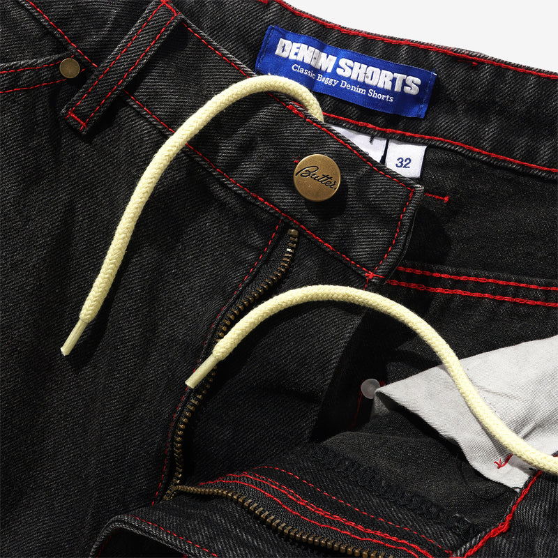 Encounter Denim Shorts Tinted Washed Black Shorts