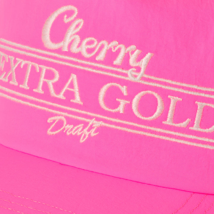 Extra Gold 5 Panel Hat Neon Pink