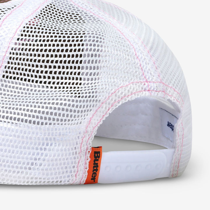 Daniel Johnston Eye Trucker Cap Brown