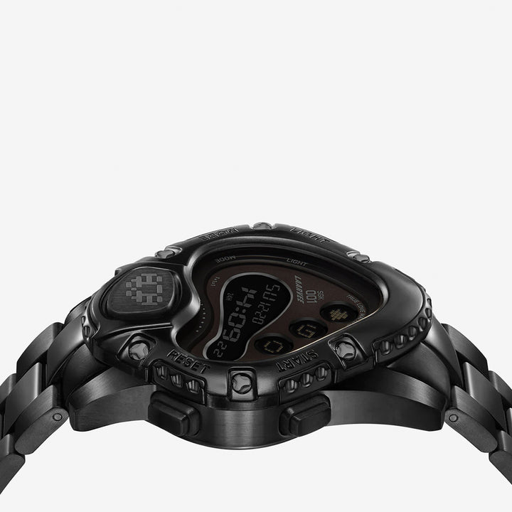 SINNGOUKI SGK001 Black Precision Steel | Black Translucent Bezel | Black Dial 41mm