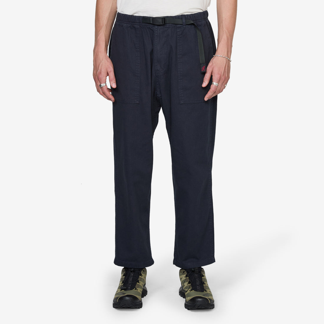 Loose Tapered Pant Double Navy Pants