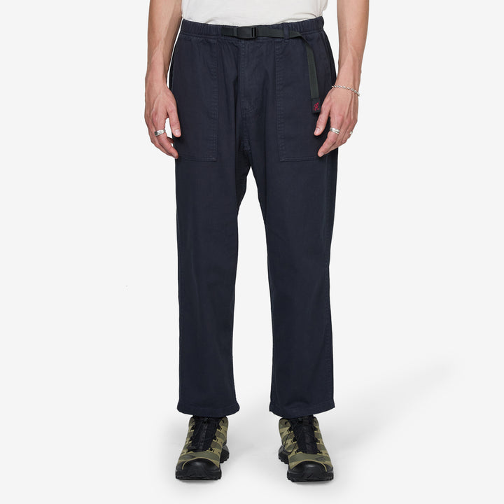 Loose Tapered Pant Double Navy Front