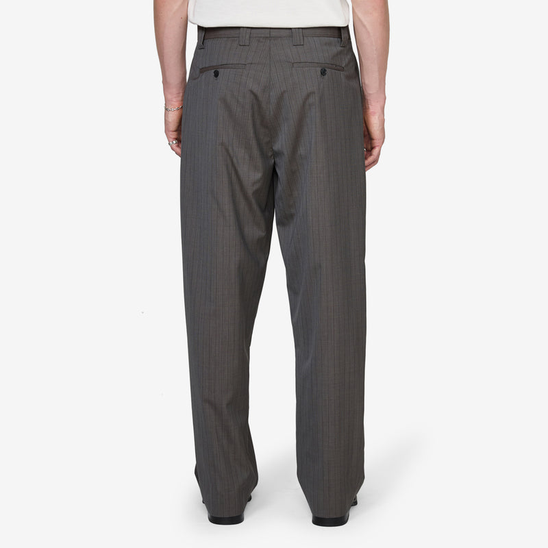Service Trousers Taupe Vintage Stripe Pants
