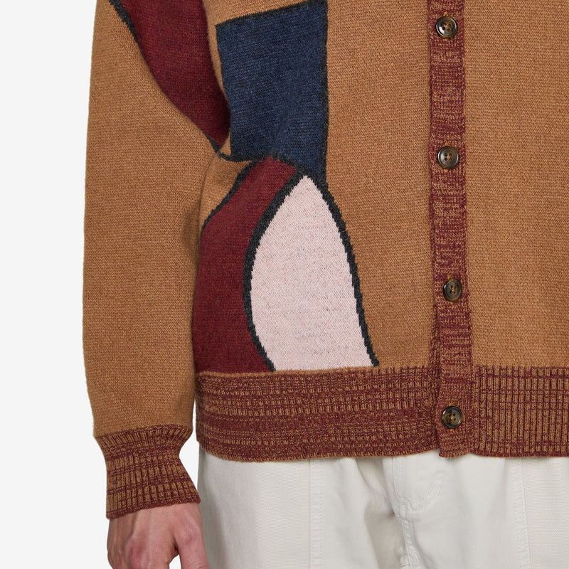 Your Stupid Shed Knitted Cardigan Brown Jumpers