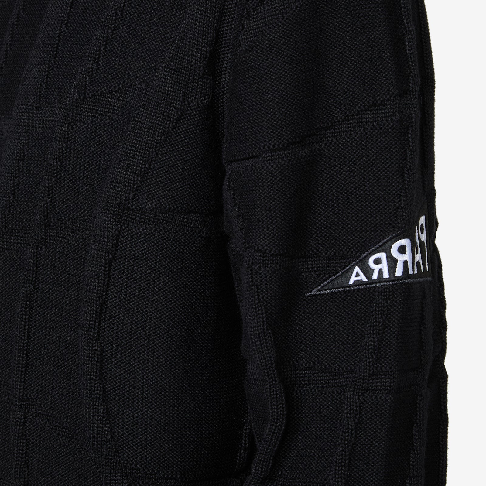 【BY PARRA】Your Boring Abstract Village Knitted Crew By Parra Your Boring Abstract Village Knitted Pullover in