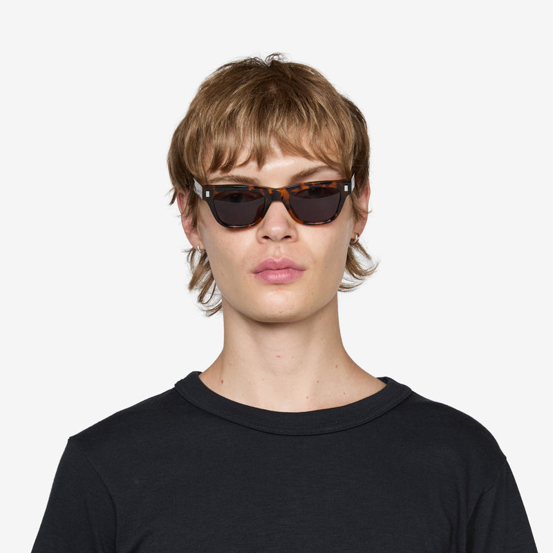 Aki Havana | Grey Solid Lens Eyewear