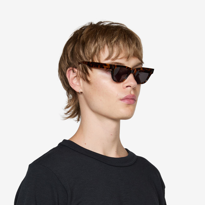 Aki Havana | Grey Solid Lens Eyewear