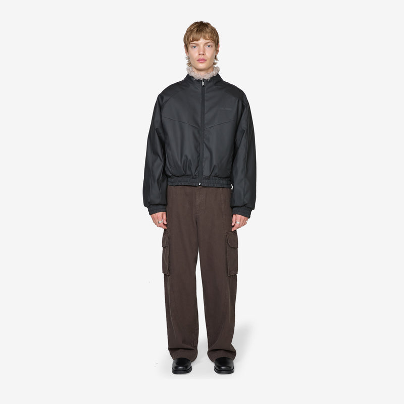 Cotton Cargo Trousers Dark Brown Pants
