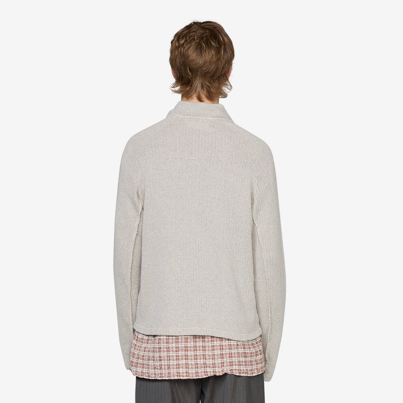 Leisure Zip Up Oatmeal Jumpers