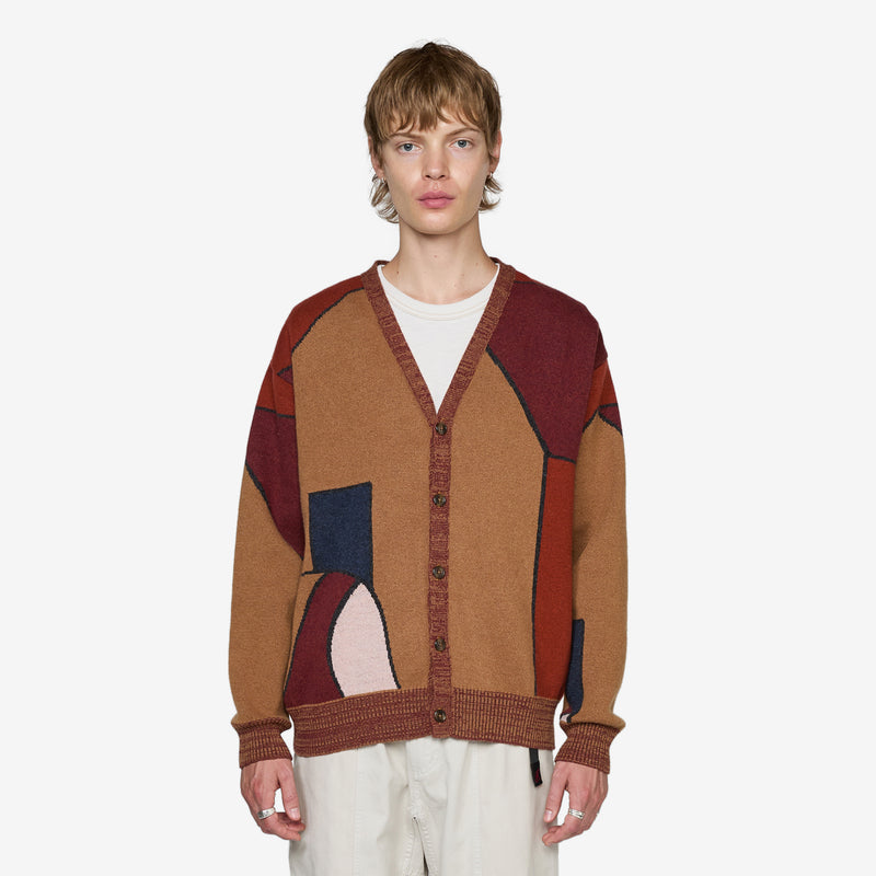 Your Stupid Shed Knitted Cardigan Brown Jumpers