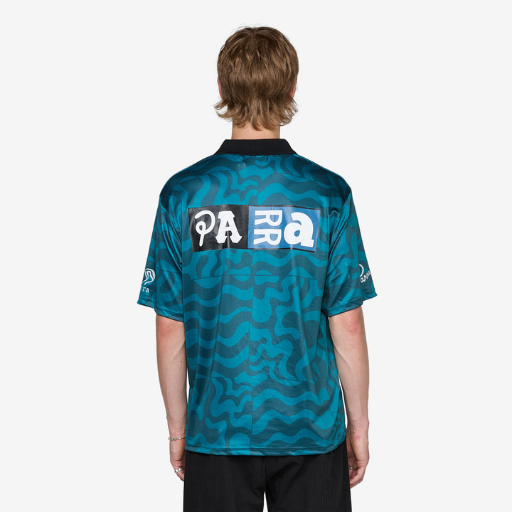 Sports Flage Polo Shirt Deep Sea Green