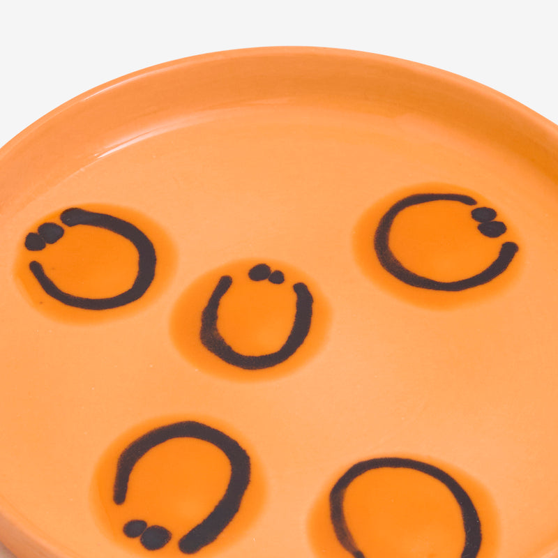 Baby Plate Kawaii Orange Smile Lifestyle