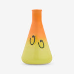 Erlenmeyer Jug Orange Yellow Gradient Smile