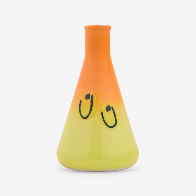 Erlenmeyer Jug Orange Yellow Gradient Smile Lifestyle