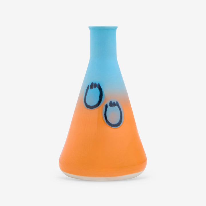Erlenmeyer Jug Water Orange Gradient Smile Front