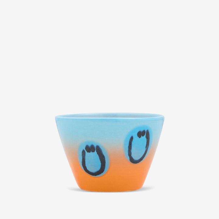 Super Cup (L) Water Orange Gradient Smile Front