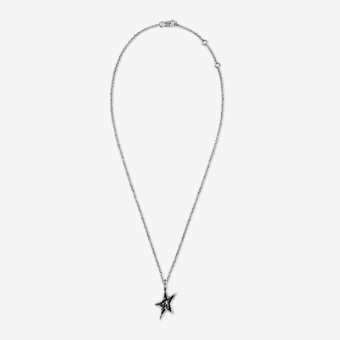 Single Star Necklace Silver Jewellery