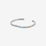 Enameled Starline Bangle Thin Multicolor