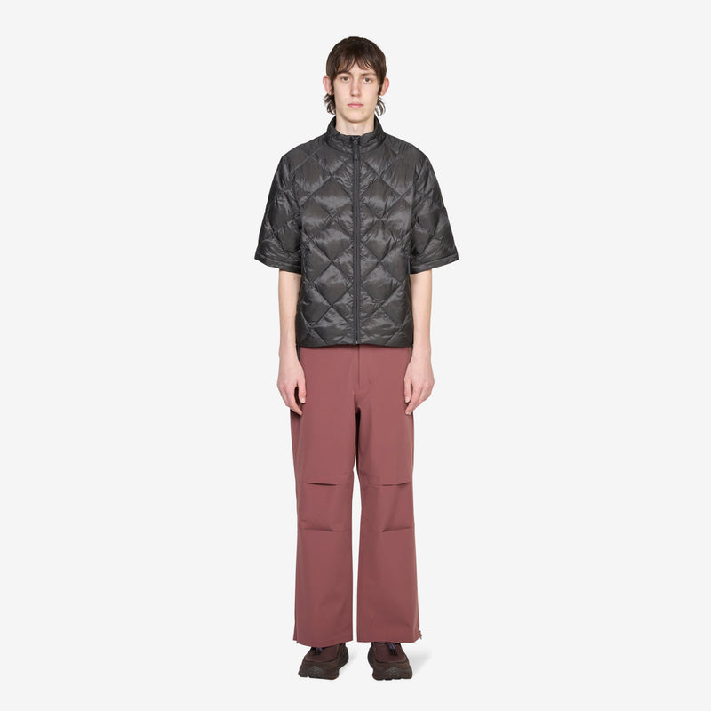 Base Light Down Zip Jacket Charcoal Black Jackets
