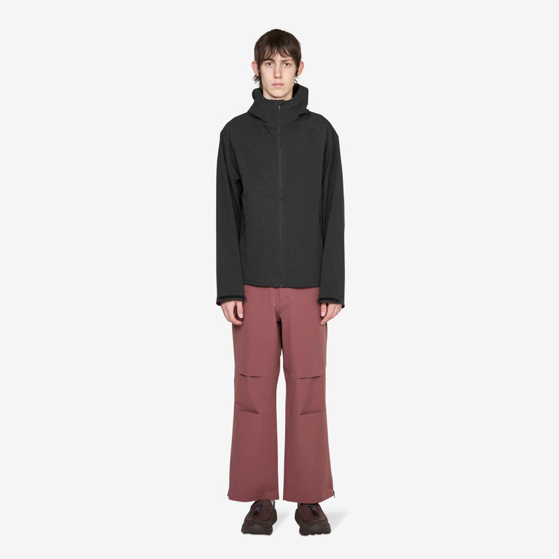 Waypoint Texture Hooded Jacket Dark Grey Jackets