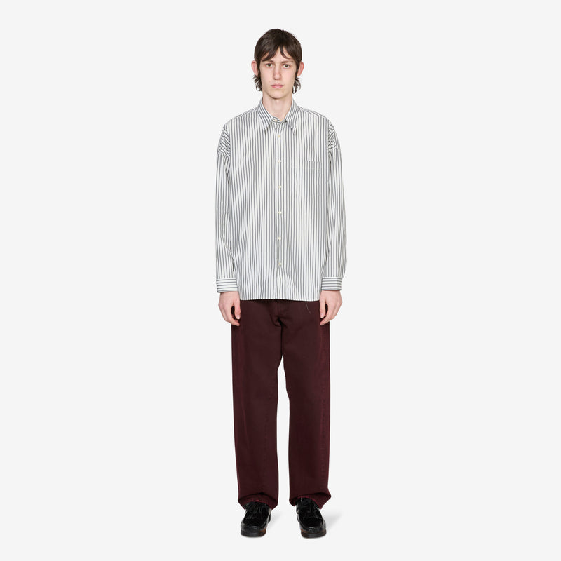 Stable Shirt Antracite Stripe Shirts