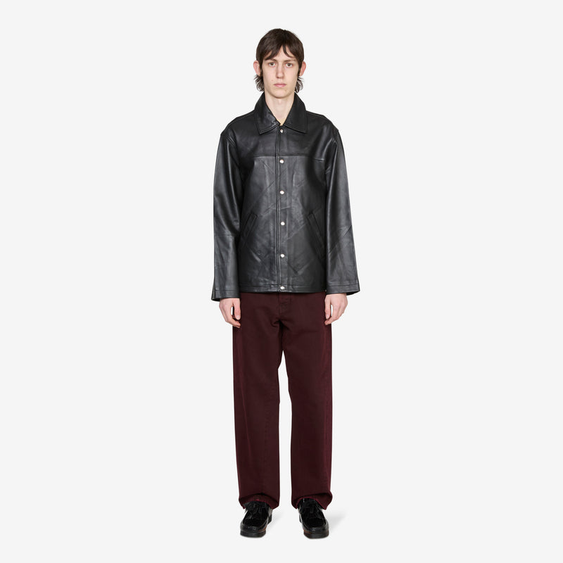 Coach Leather Jacket Black Jackets
