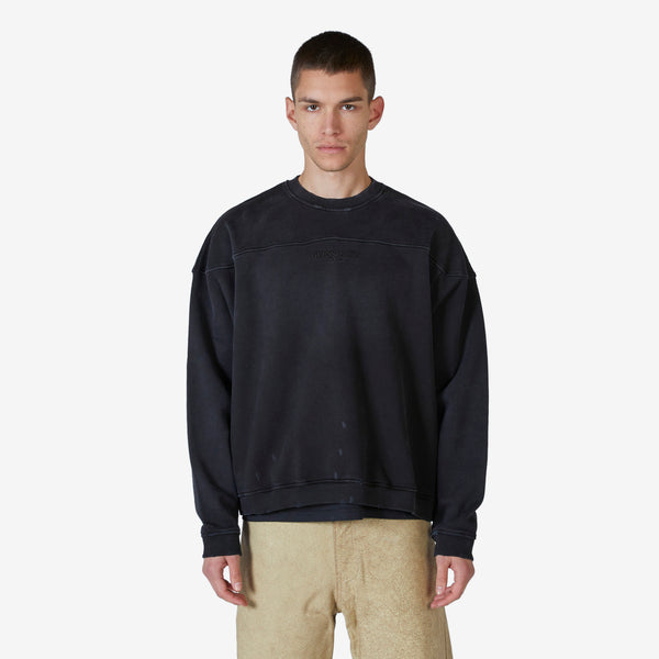 Eli Russell Linnetz Classic Logo Crewneck Jet Black