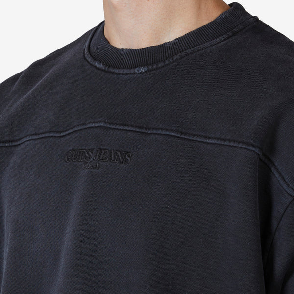 Eli Russell Linnetz Classic Logo Crewneck Jet Black
