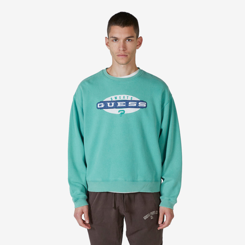 Eli Russell Linnetz Vintage Logo Crewneck New Pool Blue