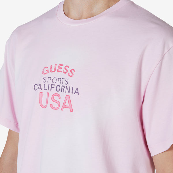 Eli Russell Linnetz Faded Graphic T-Shirt Soft Rose