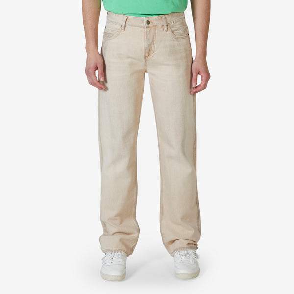 Eli Russell Linnetz Vintage Denim Straight Leg Pant Tan Multi