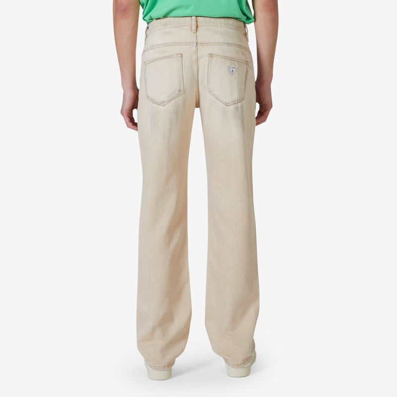 Eli Russell Linnetz Vintage Denim Straight Leg Pant Tan Multi