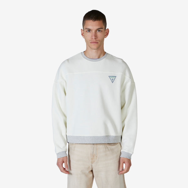 Eli Russell Linnetz Vintage Logo Crewneck Alabaster White