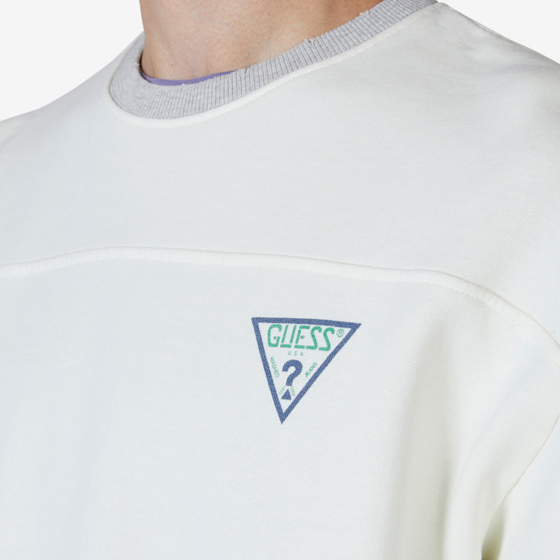 Eli Russell Linnetz Vintage Logo Crewneck Alabaster White
