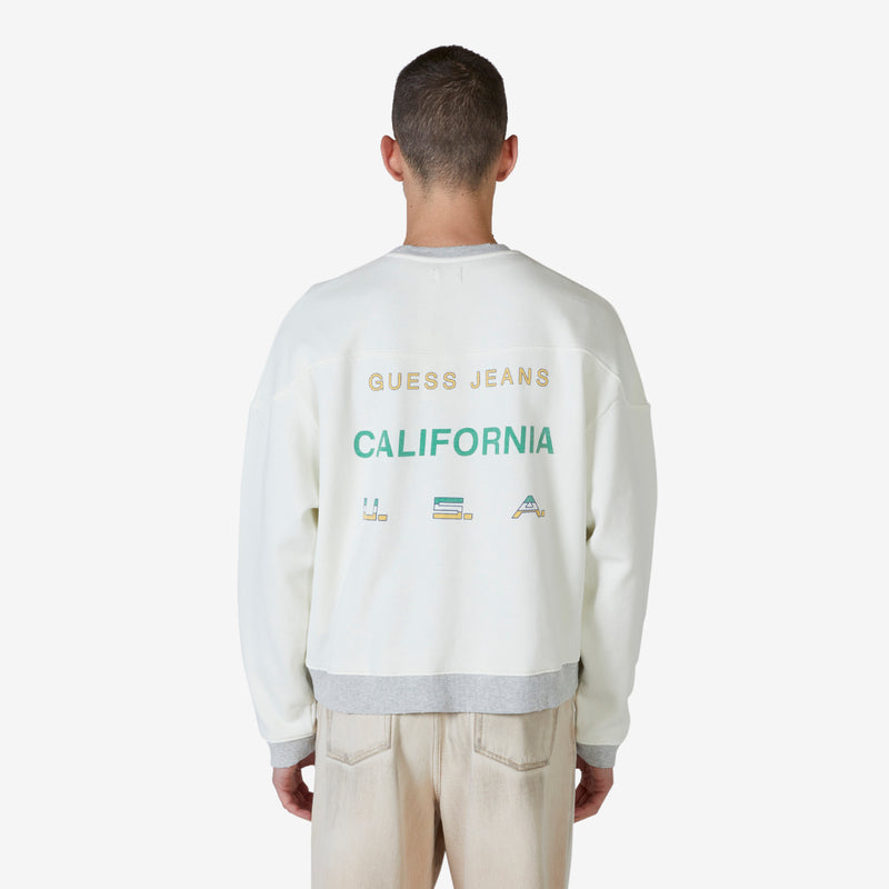 Eli Russell Linnetz Vintage Logo Crewneck Alabaster White
