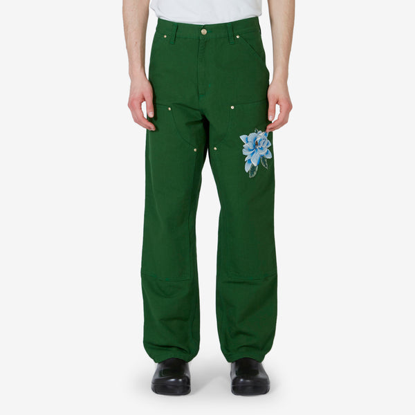 AWAKE NY x Carhartt WIP Double Knee Pant Dark Green