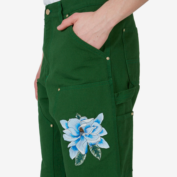 AWAKE NY x Carhartt WIP Double Knee Pant Dark Green