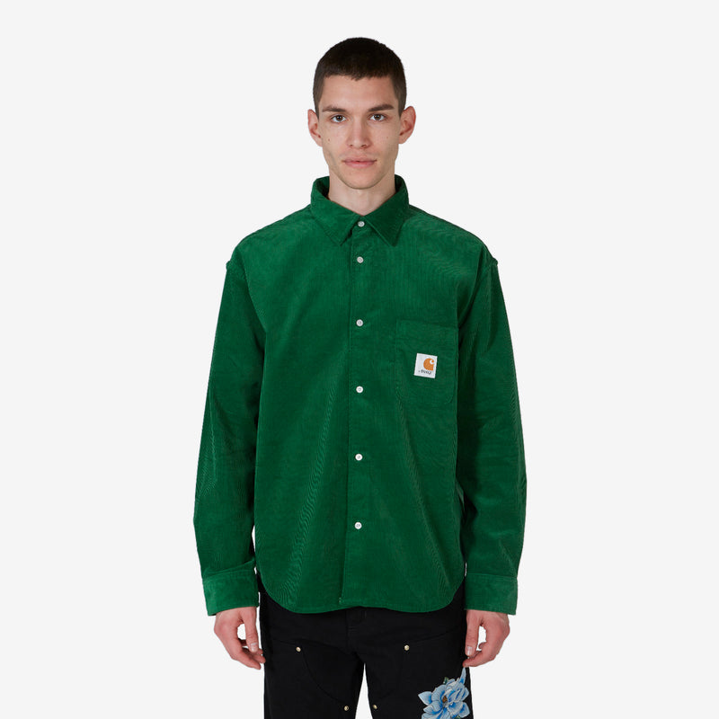 AWAKE NY x Carhartt WIP Collared Shirt Dark Green